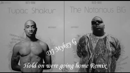 Biggie and 2pac vs Hold on were going home Remix Dj Mykey G