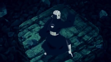 Naruto,killer Bee,kakashi and Gai vs Gedo Mazo[amv]
