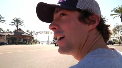 Подготовката по скока на Travis Pastrana 