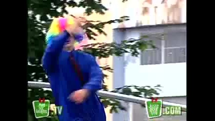 Скрита камера-клоунът