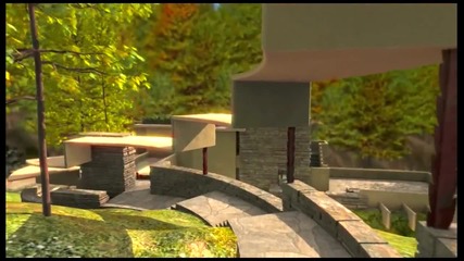 Къщата на Водопада - Frank Lloyd Wright - Zero Cult P-ray (2010 edit)