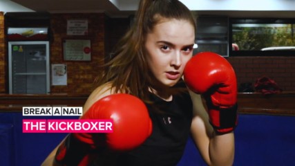Break A Nail:  This pro proves never to say 'Kickboxing is for men'
