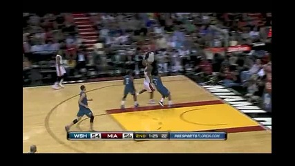 Washington Wizards @ Miami Heat 113 - 121 [highlights] - 25.02.2011