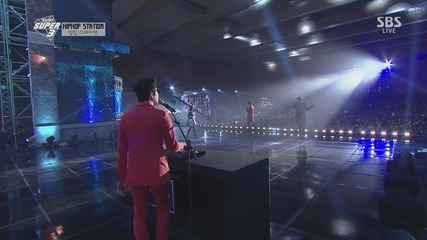Epik High - Born Hater(ft.mino,bobby,b.i) + 헤픈엔딩(happen Ending)(ft.김유정) in 2014 Sbs Gayodaejun