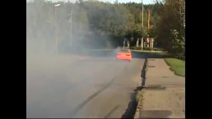 Bmw E30 Turbo Burnout