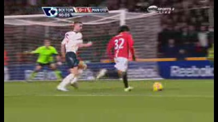 Bolton Vs Man. United 0 - 1 Berbatov.avi