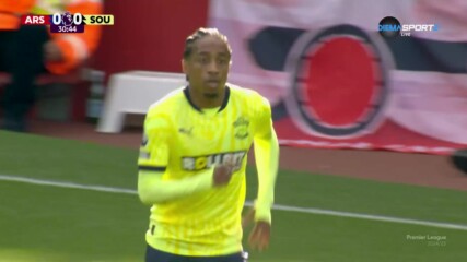 Арсенал - Саутхемптън 0:0 /първо полувреме/