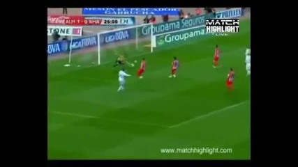 Алмерия - Реал Мадрид 1 - 2 Страхотен гол на кристиано роналдо! 