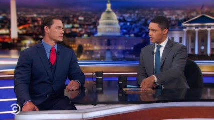 John Cena reveals why he grew his hair out on "The Daily Show with Trevor Noah"
