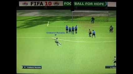 Cristiano Ronaldo goal fifa 10 