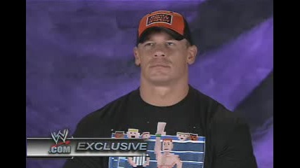 Exclusive John Cena говори за Wwe Draft 2008 