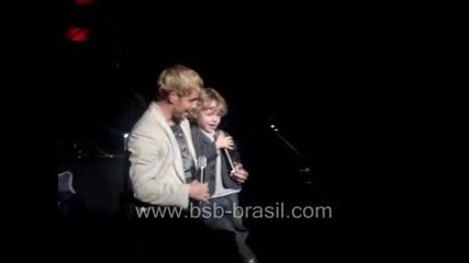Baylee And Brian Littrell - The Stage