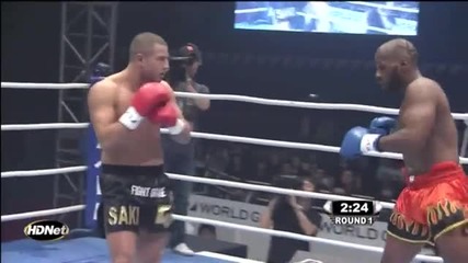 K - 1 World Gp 2010 Final 16 - Gokhan Saki vs Freddy Kemayo