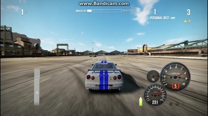 Need for Speed Shift2 Nissan Skyline crash test