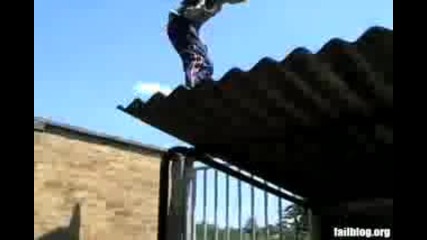 Някои покриви не искат да скачат върху тях! 