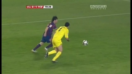 strahoten gol na Lionel Messi Vs Villareal 