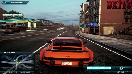 [ H D ] Nfs Most Wanted 2012 : Porsche 911 Turbo 3.0 остана по джанти.
