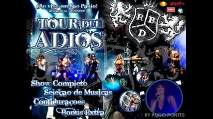 Menu Dvd Tour del Adios [ Sao Paulo ] H Q