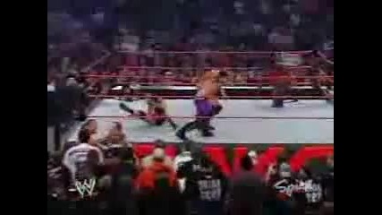 Golberg vs Rvd vs Randy Orton vs Chris Jericho vs King Booker vs Mark Henry 