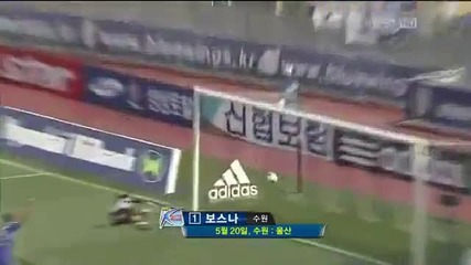 Страхотен гол от първенството по футбол на Южна Корея!!!