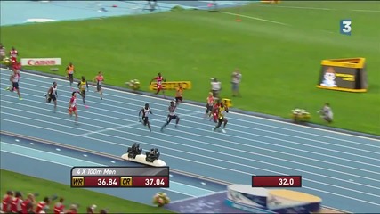 Ямайка печели 4х100 метра щафета - Световен шампионат в Москва