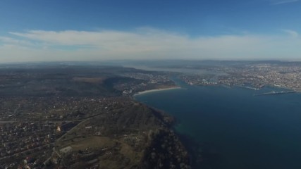 Варна погледната от нос Галата Varna from Cape Galata 380m [1080phd]