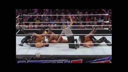 Big E Langston and The Usos - Big Ending and Superfly Splash
