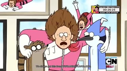 Парк шоу - Сезон 5 епизод 20 - Rigby in the sky with burrito-ригби в небето с борито