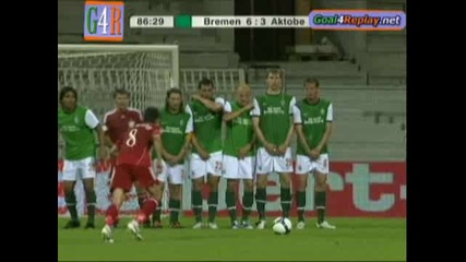 Werder - Aktobe 6 - 3 (6 - 3, 20 8 2009)