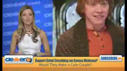 Rupert Grint crushing on Emma Watson ??would they make a cute couple