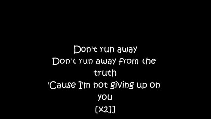 Tyler James Williams (let It Shine)-don't Run Away Lyrics