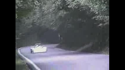!!! Състезателна кола премазва елен изкочил на пътят и !!! 