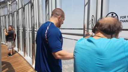 Mojo Rawley rises to the top of the Burj Khalifa