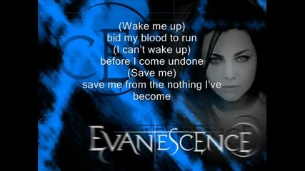 Evanescence - Bring me to life (lyrics)