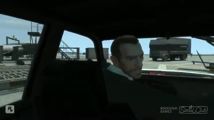 Gta 4 - Moto Auto Stunts, Jump Crash. 