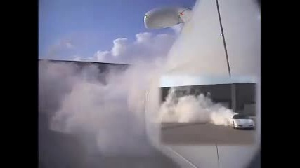 Burnout С Chevrolet Corvette 