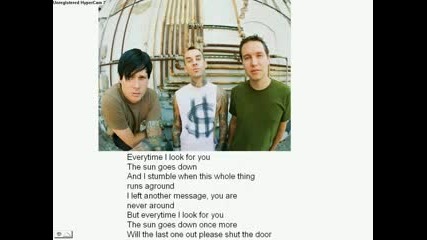 Blink 182 - Every Time I Look For U + Текст