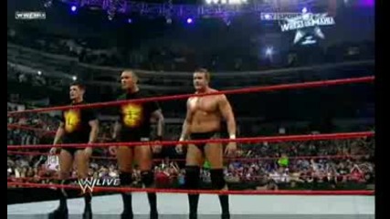 Raw 30.03.2009 Завръщането на Ннн,  Винс и Шейн Макмеън срещу Ренди Ортън и компания