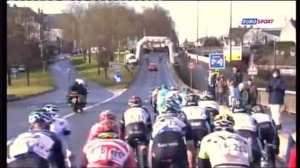 Париж - Ница - 2 етап - английски коментар - Paris - Nice 2012 - Stage 2 - last 10 km English