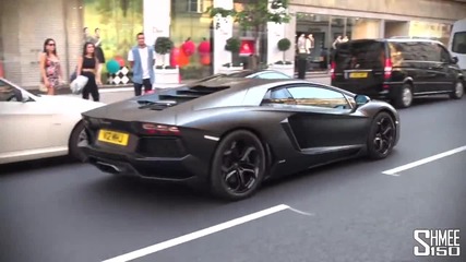 Matte Black Lamborghini Aventador