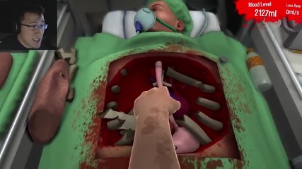 Surgeon Simulator 2013 _ Part 2 _ Tripping Kidneys, Man!