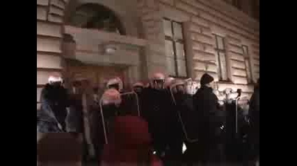 Протестът В Рига, Латвия На 13 Януари