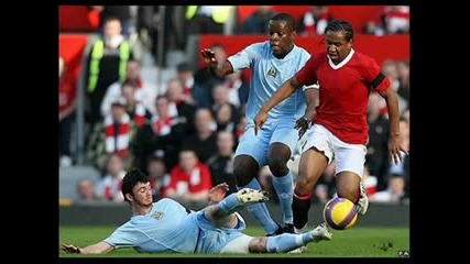 Manchester Derby 10 02 08 City win 2 - 1 at old trafford 