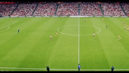 Фантастичeн гол от центъра във вратата на Барселона!