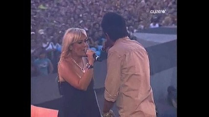 alex ubago y la oreja de van gogh - sin miedo a nada /vicente Calderon, Madrid 2006/ 