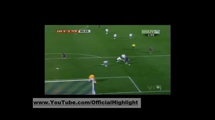 Barcelona Fc Vs Real Zaragoza 4 - 2 21 - 03 - 2010 (messi Hat trick) 