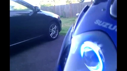K7 Gsx - R 750 Halo with Hid 