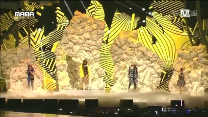 2ne1 - Lonely + Missing You @ Mama Awards 2013