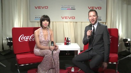 Carly Rae Jepsen - Backstage At The 2012 Amas