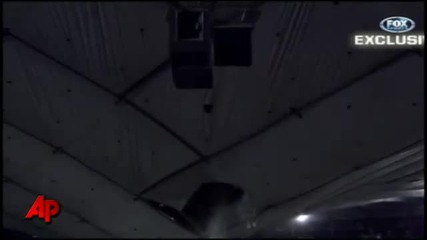 Raw Video: Snow Causes Metrodome Roof Collapse 